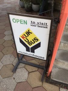 Show Cube House Rotterdam Entrance Sign