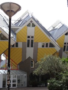 Cube House Rotterdam view