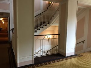 Milan Sheraton Diana stairs historic building