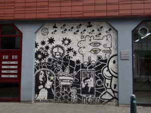 Rotterdam Street Art by Mr Serious and London Police