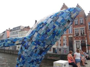 The Bruges Whale Plastic Art