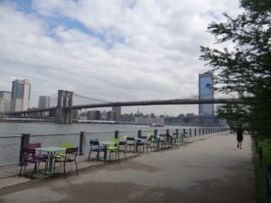Brooklyn Walking Tour Waterfront seating