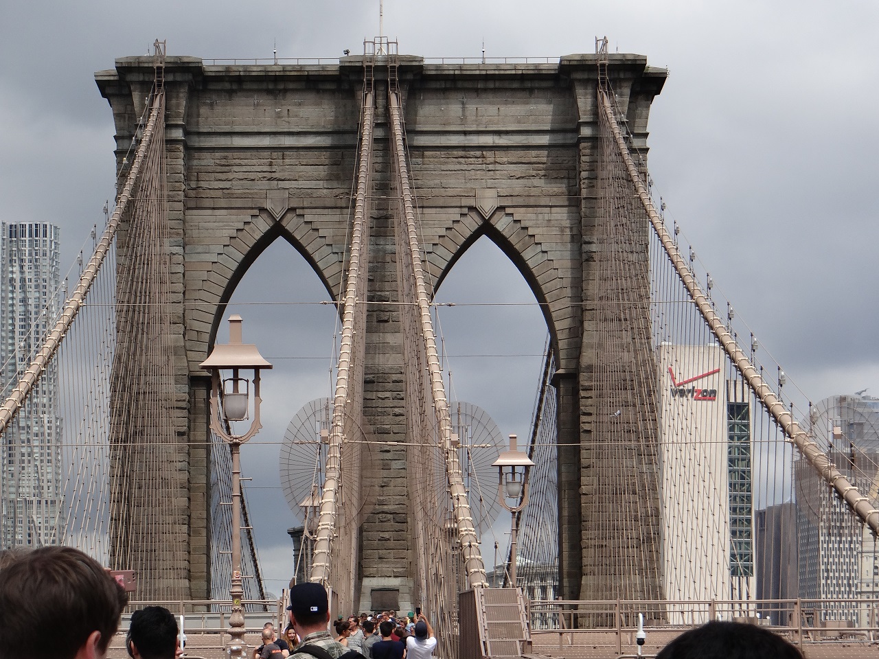 The Brooklyn Bridge Tower View