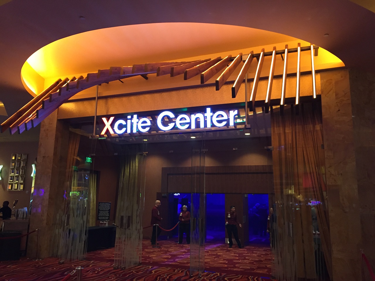 parx casino xcite center size