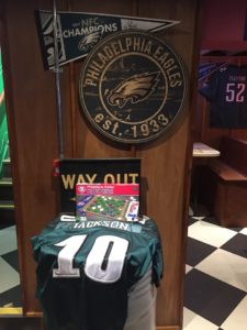 London Philly bar Nick Foles Bar memorabilia
