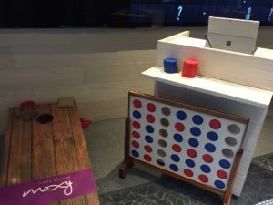 Lobby Games Moxy NYC Times Square
