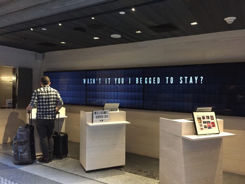 Lobby of The Moxy NYC Times Square