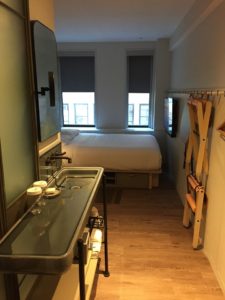 The Moxy NYC Queen Room view