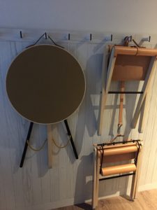 The Moxy NYC table and chairs in room design