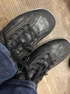 Remonte Womens Comfort Black Walking Travel Shoe