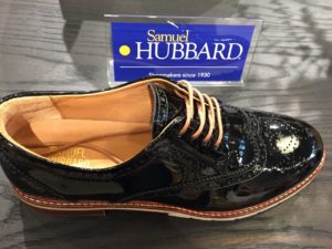 Samuel Hubbard Womens Shoes Black Patent Leather Oxford