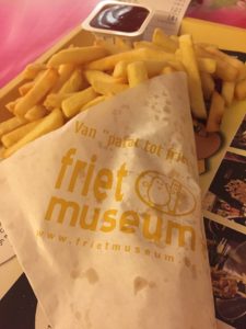 French fries for lunch Friet Museum Bruges review