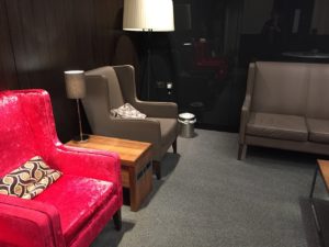 BA Gatwick lounge seating