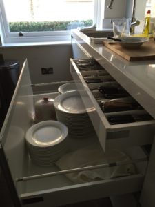 One Fine Stay luxury London mews house rental stocked kitchen
