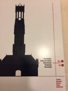 Bruges Belfry Climb Map