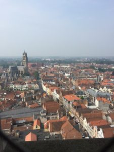 Bruges Belfry Climb Views of Bruges