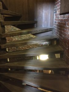Bruges Belfry Climb Wood Stairs
