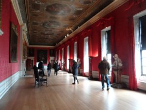 Kensington Palace Red Hallway