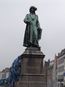 Bruges Founder Statue Jan van Eyck