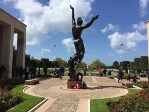 American Cemetery Normandy Bronze Statue