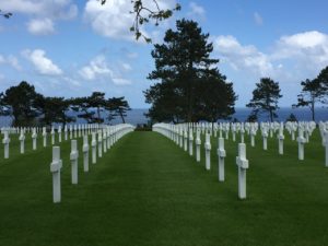 American Cemetery Normandy Rows of Grave Markers