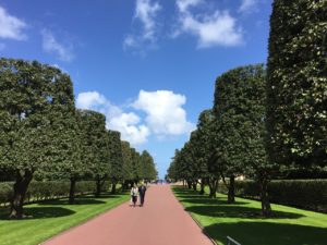 American Cemetery Normandy Walking Path