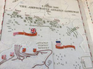 American Cemetery Normandy Invasion Map
