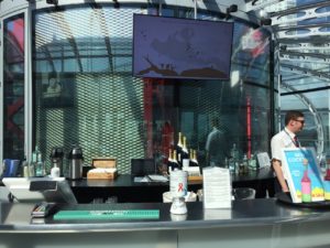 BA i360 Bar inside pod