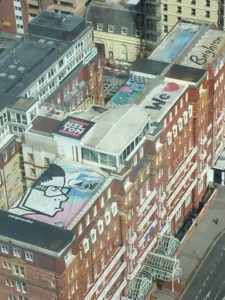 Brighton Rooftop Street Art from BA i360