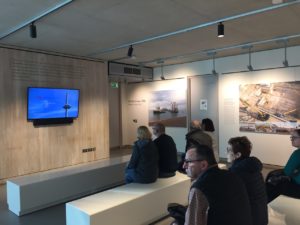 Brighton i360 waiting room to watch film