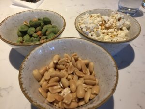 Hilton Bankside Distillery Happy Hour snacks