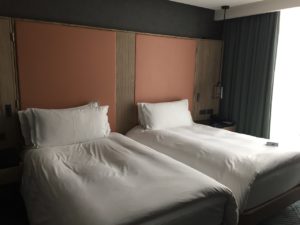 London Twin Bed Room Hilton Bankside Hotel