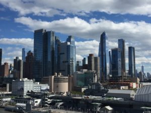NYC Skyline Manhattan Cruise Terminal NCL Getaway Transatlantic Sailing