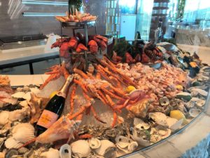 Raw Bar on Celebrity Edge ship in Med