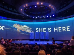 Theater in the round Celebrity Edge ship