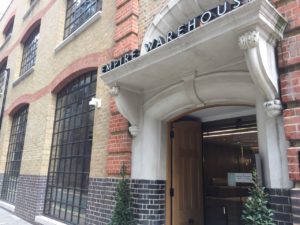 Exterior view of Native Bankside Empire Warehouse in London Southbank Southwark