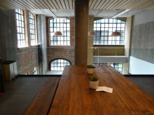 Native Bankside view of the expansive ceiling lobby