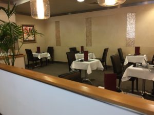 All day breakfast dining room AA LHR First Class Lounge