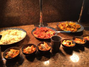 Pasta and Chicken Tiki Masala AA First Lounge London