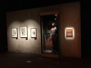 Daredevil display at Marvel Universe of Superheroes