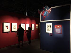 Marvel Universe of Super Heroes curated displays