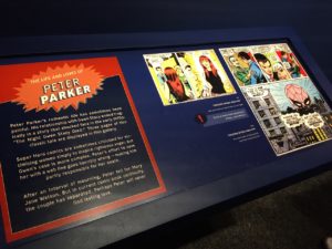 Peter Parker backstory board
