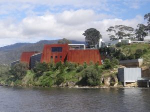 MONA Tasmania View from the Water