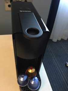 Hard Rock Hotel London Nespresso Machine in room