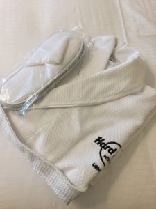 Hard Rock Hotel London Robe and Slippers