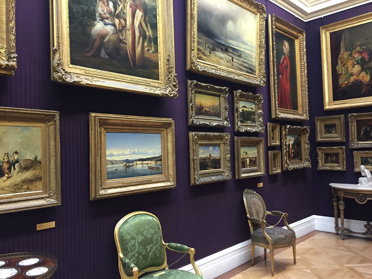 The Wallace Collection painting plethora on wall