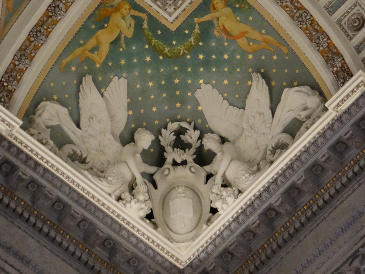 Ceiling Architecture Details Corner Library of Congress