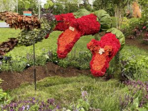Color and Dramatic Design at Flower Show Philly