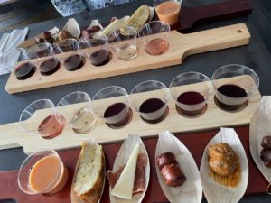Wine and Tapas Tasting Boards at Old York Cellars in New Jersey