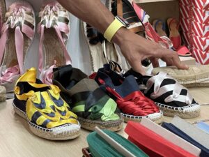 Custom hand made espadrilles in Barcelona 